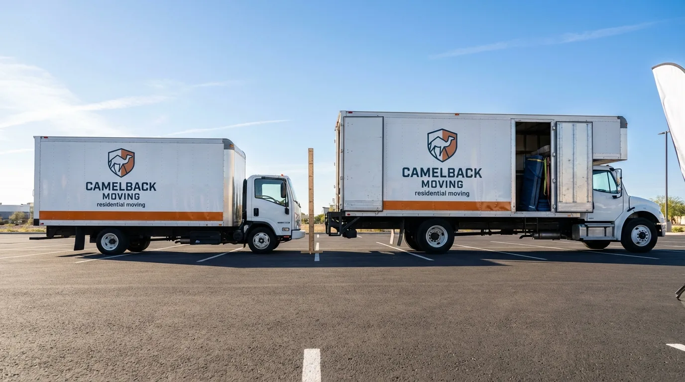 Moving truck size capacity guide in Sugarcreek